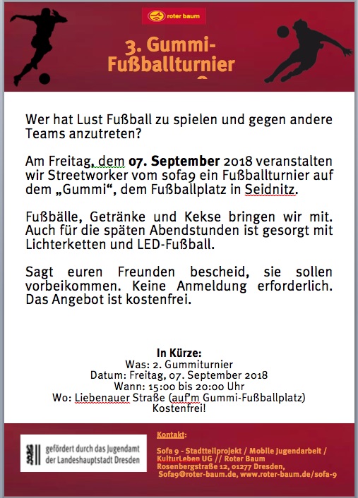 Gummi Fußballturnier 07.09.2018