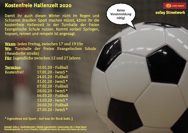 Hallenzeit Frühjahr 2020